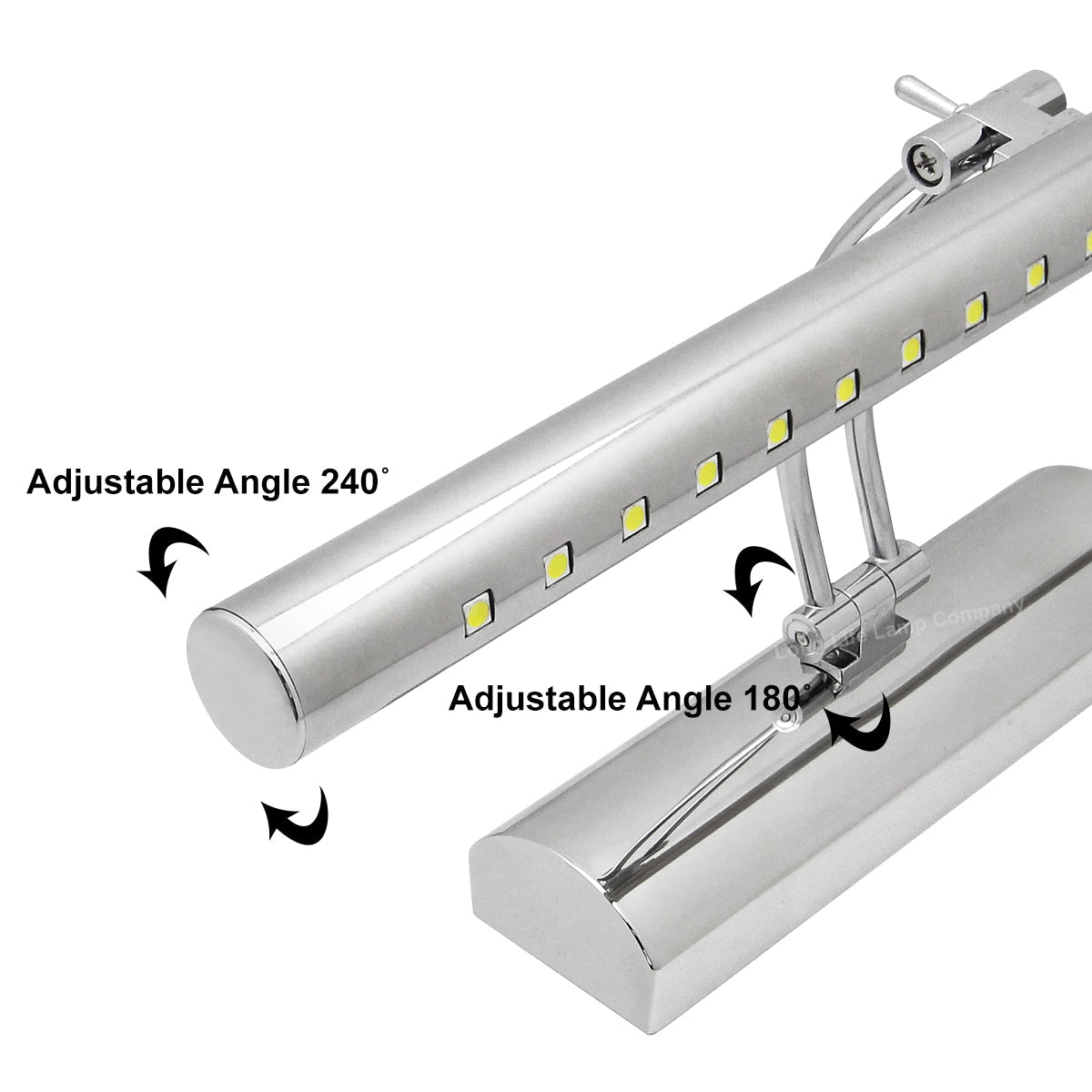 5w LED Bathroom Mirror Wall Light With Pull Cord Cool White 6500k IP20 - Energy Light Bulbs - Free delivery on all orders