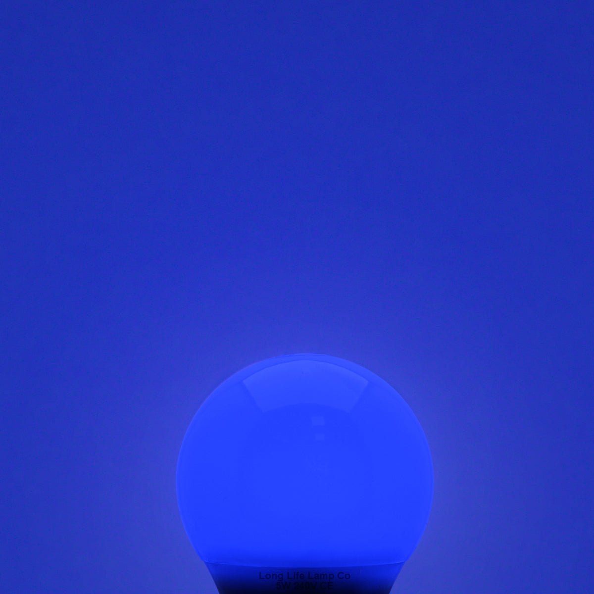 5w LED Blue GLS Light Bulb E27 Edison Screw - Energy Light Bulbs - Free delivery on all orders