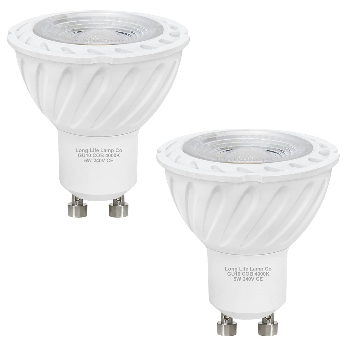 5W LED GU10 4000k Cool White Light Bulb 2/4/5/10 pack - Energy Light Bulbs - Free delivery on all orders