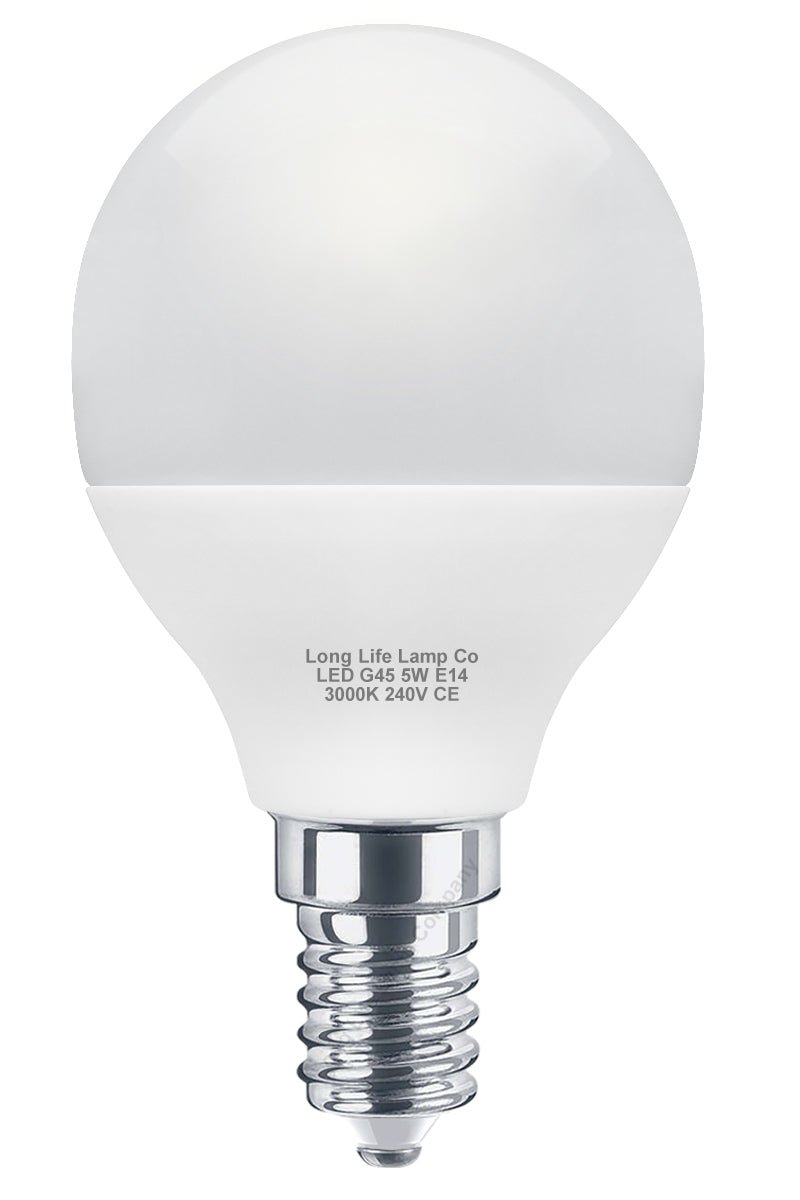 5w LED Mini Golf Ball Light Bulbs Warm White B22 or E14 - Energy Light Bulbs - Free delivery on all orders