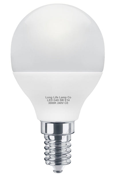 5w LED Mini Golf Ball Light Bulbs Warm White B22 or E14 - Energy Light Bulbs - Free delivery on all orders