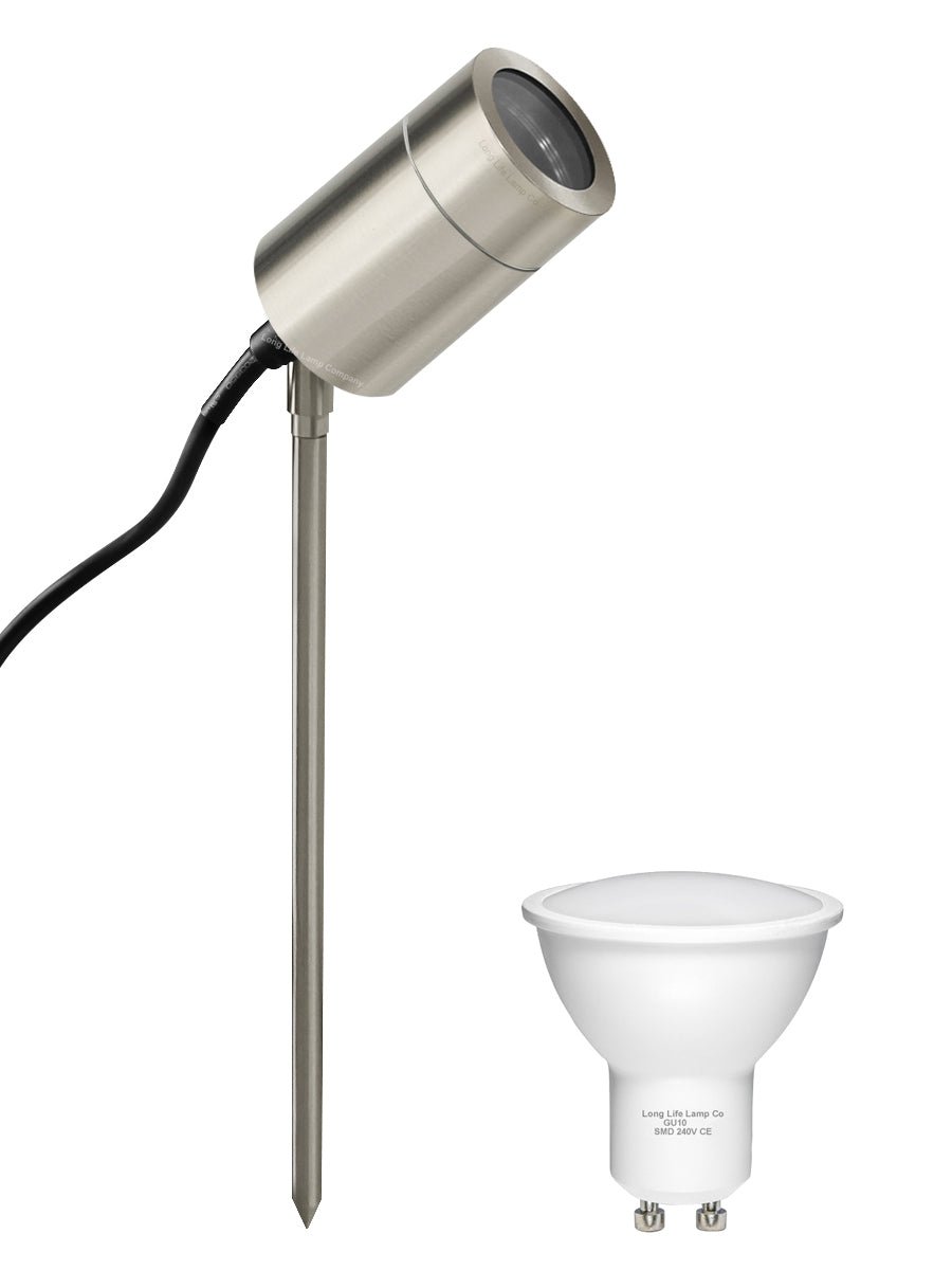 5w LED Spike Light Adjustable Stainless Steel - Energy Light Bulbs - Free delivery on all orders