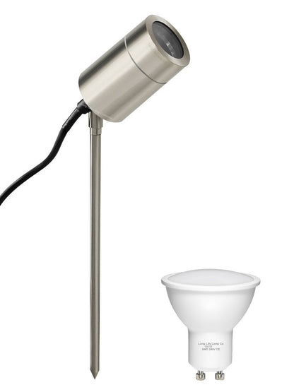 5w LED Spike Light Adjustable Stainless Steel - Energy Light Bulbs - Free delivery on all orders