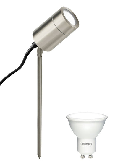 5w LED Spike Light Adjustable Stainless Steel - Energy Light Bulbs - Free delivery on all orders