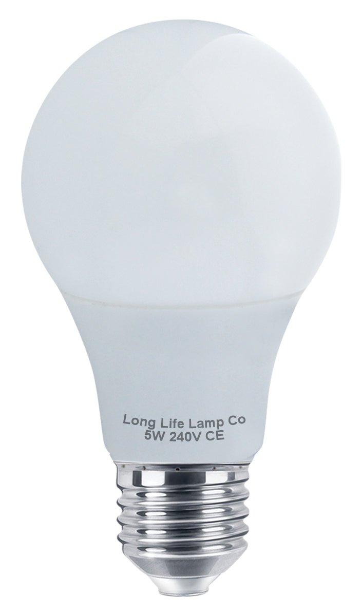 5w LED White GLS Light Bulb E27 Edison Screw - Energy Light Bulbs - Free delivery on all orders