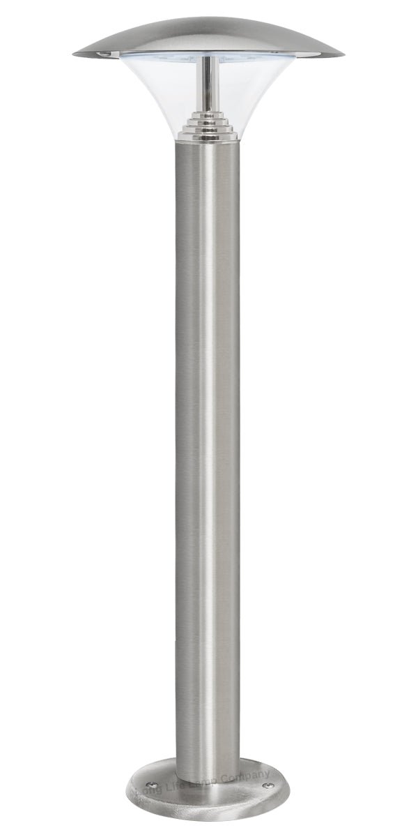 5w Modern LED Bollard Garden Lamp Post Stainless Steel Outdoor Cool White - Energy Light Bulbs - Free delivery on all orders