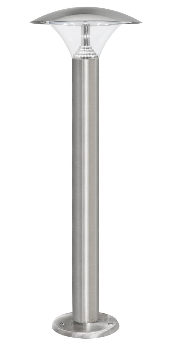 5w Modern LED Bollard Garden Lamp Post Stainless Steel Outdoor Cool White - Energy Light Bulbs - Free delivery on all orders