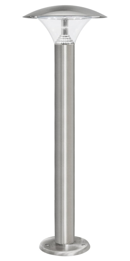 5w Modern LED Bollard Garden Lamp Post Stainless Steel Outdoor Cool White - Energy Light Bulbs - Free delivery on all orders