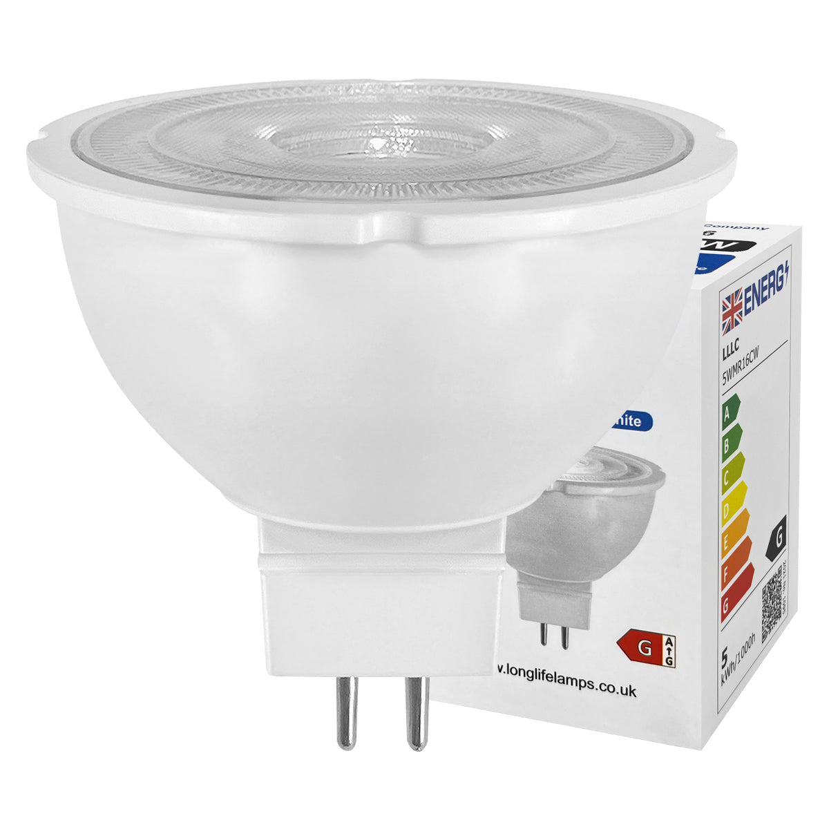 5W MR16 LED Bulb Cool White 6500K 12V Spot Light 4 Pack - Energy Light Bulbs - Free delivery on all orders