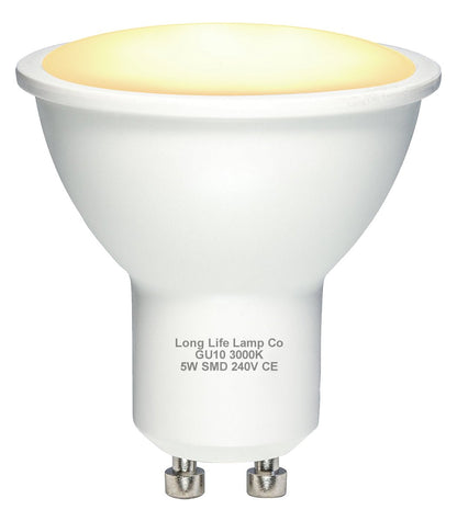 5w SMD LED GU10 High Brightness warm white 3000K - Energy Light Bulbs - Free delivery on all orders