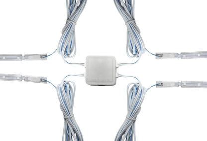 6 x 30cm Plug In LED Blue Under Kitchen Cupboard Cabinet Strip Lights - Energy Light Bulbs - Free delivery on all orders