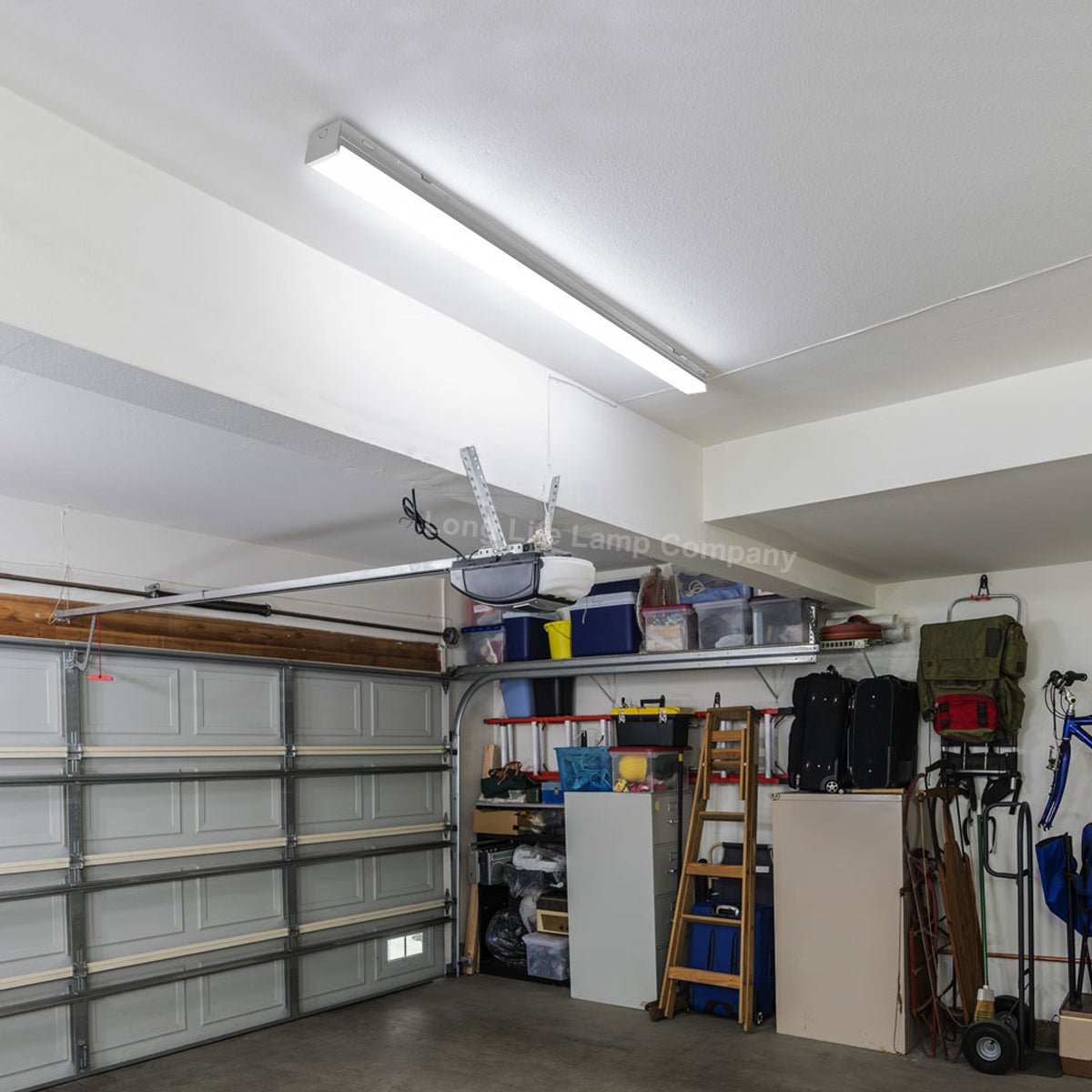 60W LED Microwave Sensor Ceiling Batten Light Fitting 5 Feet Remote Control 6500k - Energy Light Bulbs - Free delivery on all orders
