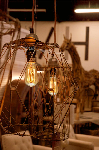 60w Squirrel Cage Vintage Edison B22 Bayonet Bulb - Energy Light Bulbs - Free delivery on all orders