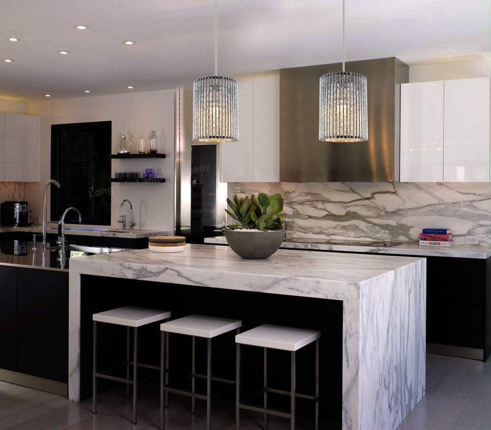Ceiling Hanging Pendant Lamp Shade Crystal Droplet Chandelier - Free delivery on all orders