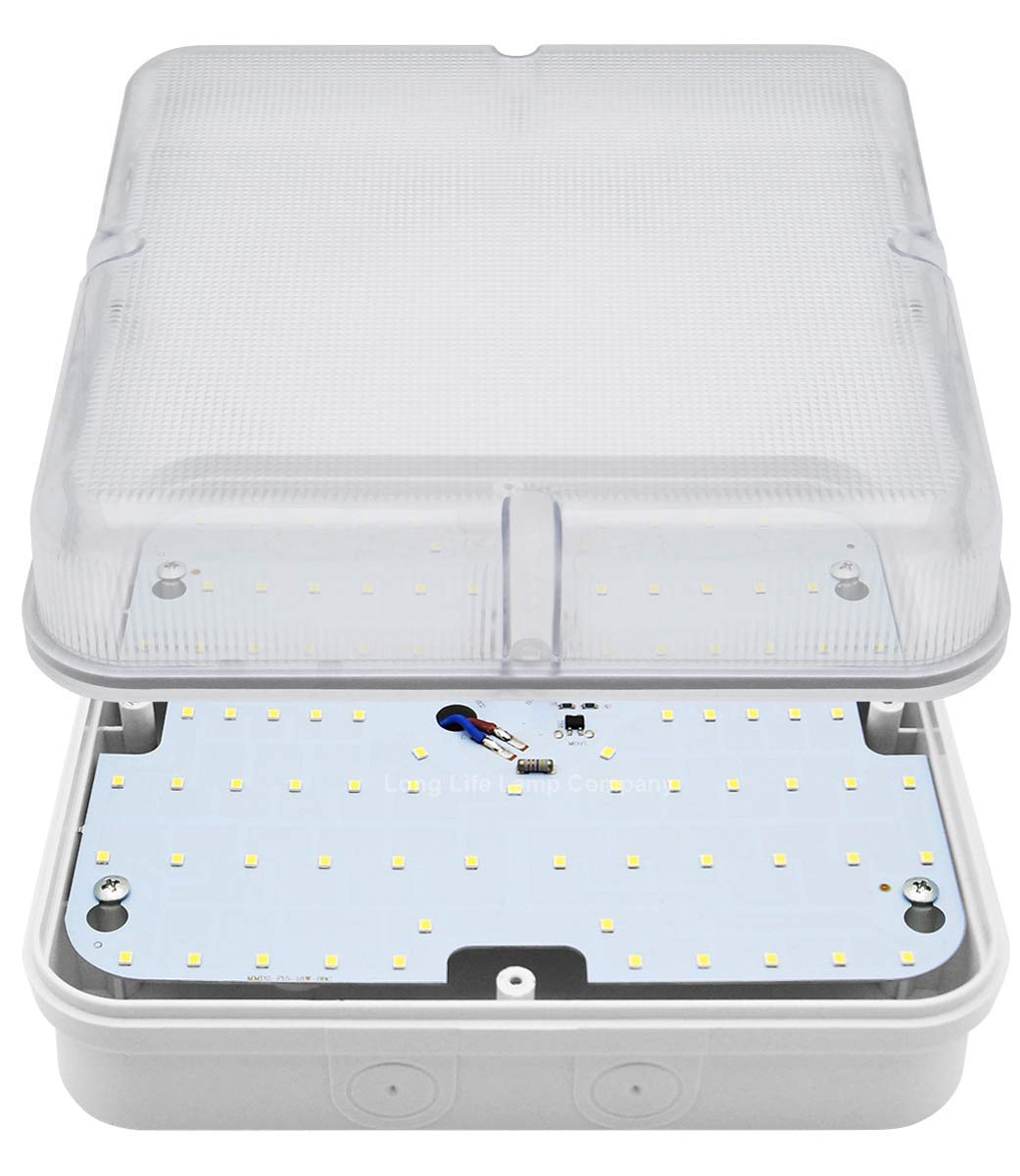 18w Square LED Ceiling Flush Mount Light IP65 6500k Bright Daylight - Free delivery on all orders