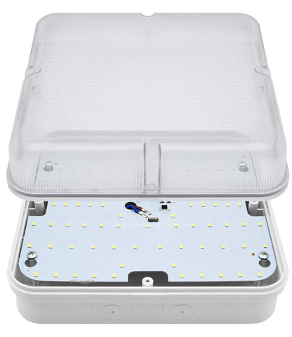 18w Square LED Ceiling Flush Mount Light IP65 6500k Bright Daylight - Free delivery on all orders