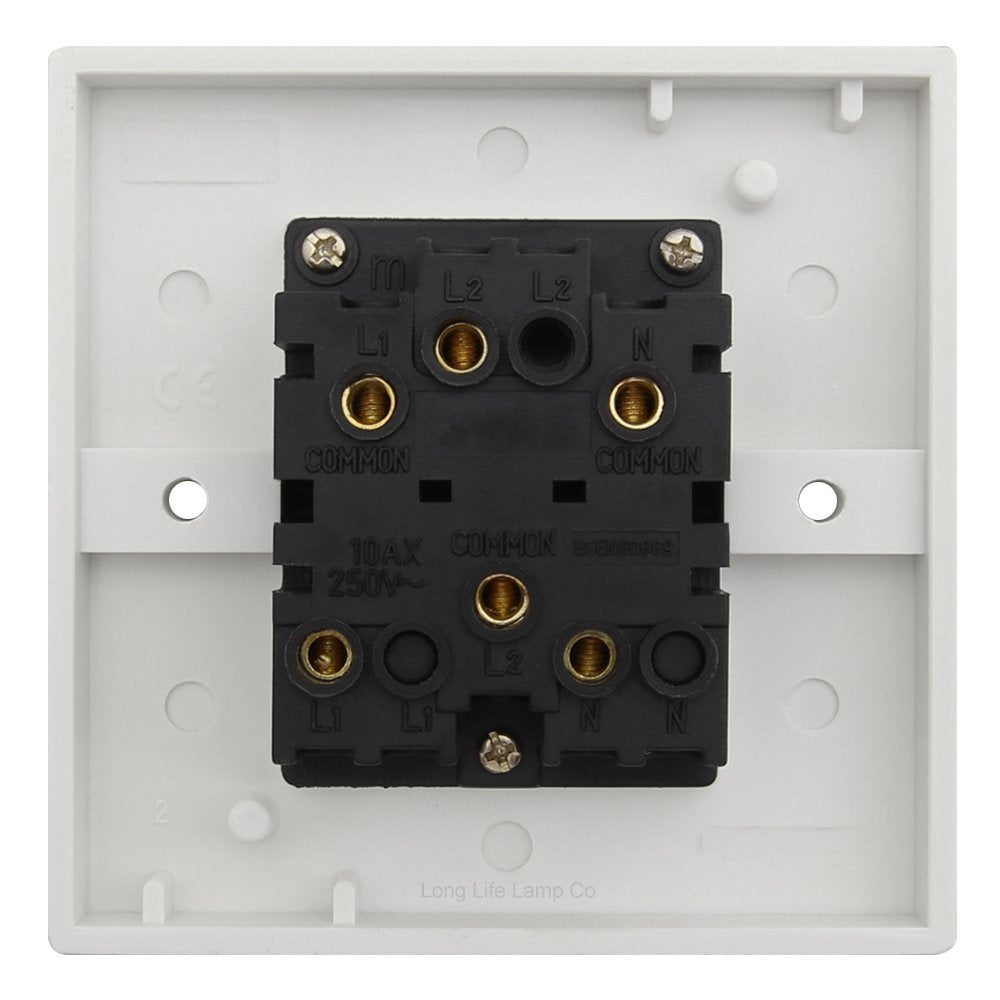 White Fan Isolator Switch 10A 3 Pole A311