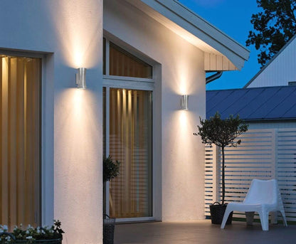 Stainless Steel Outdoor Double Wall Light