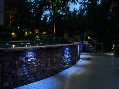 Mini 1.5w LED Blue Outdoor Recessed Brick Light IP44