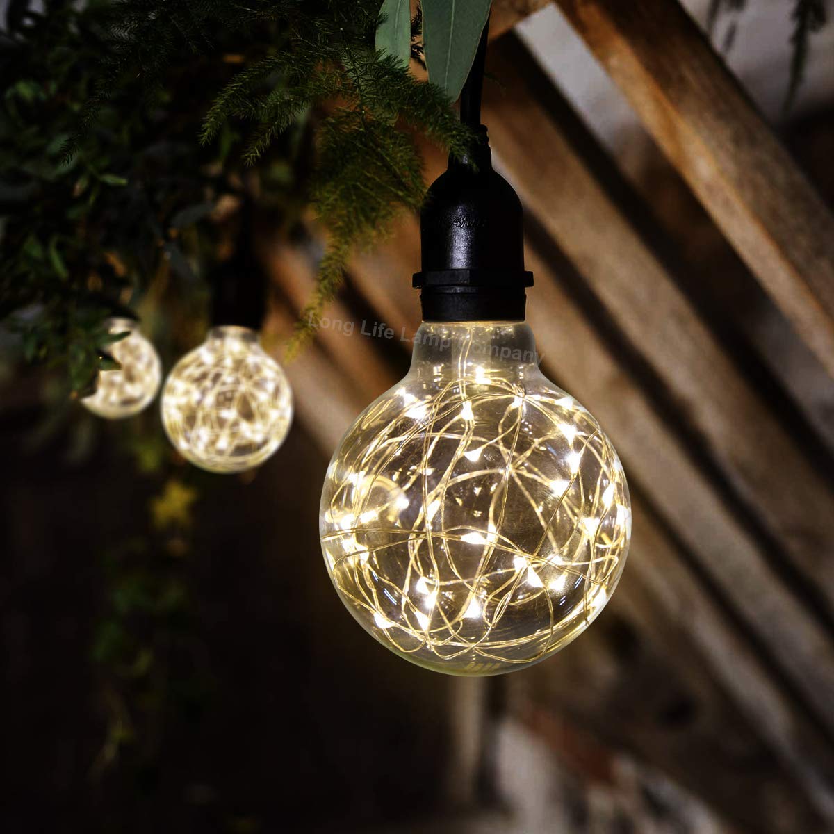 1w E27 LED Globe Decorative Light Bulb Warm White G95 - Free delivery on all orders