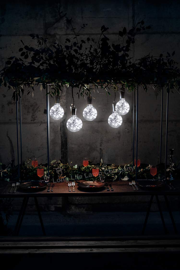 1w E27 LED Globe Decorative Light Bulb Cool White G95 - Free delivery on all orders