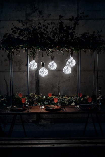 1w E27 LED Globe Decorative Light Bulb Cool White G95 - Free delivery on all orders