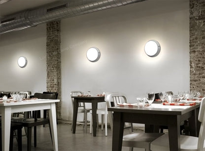 10w Round LED Wall Light Bulkhead Flush Mount IP54