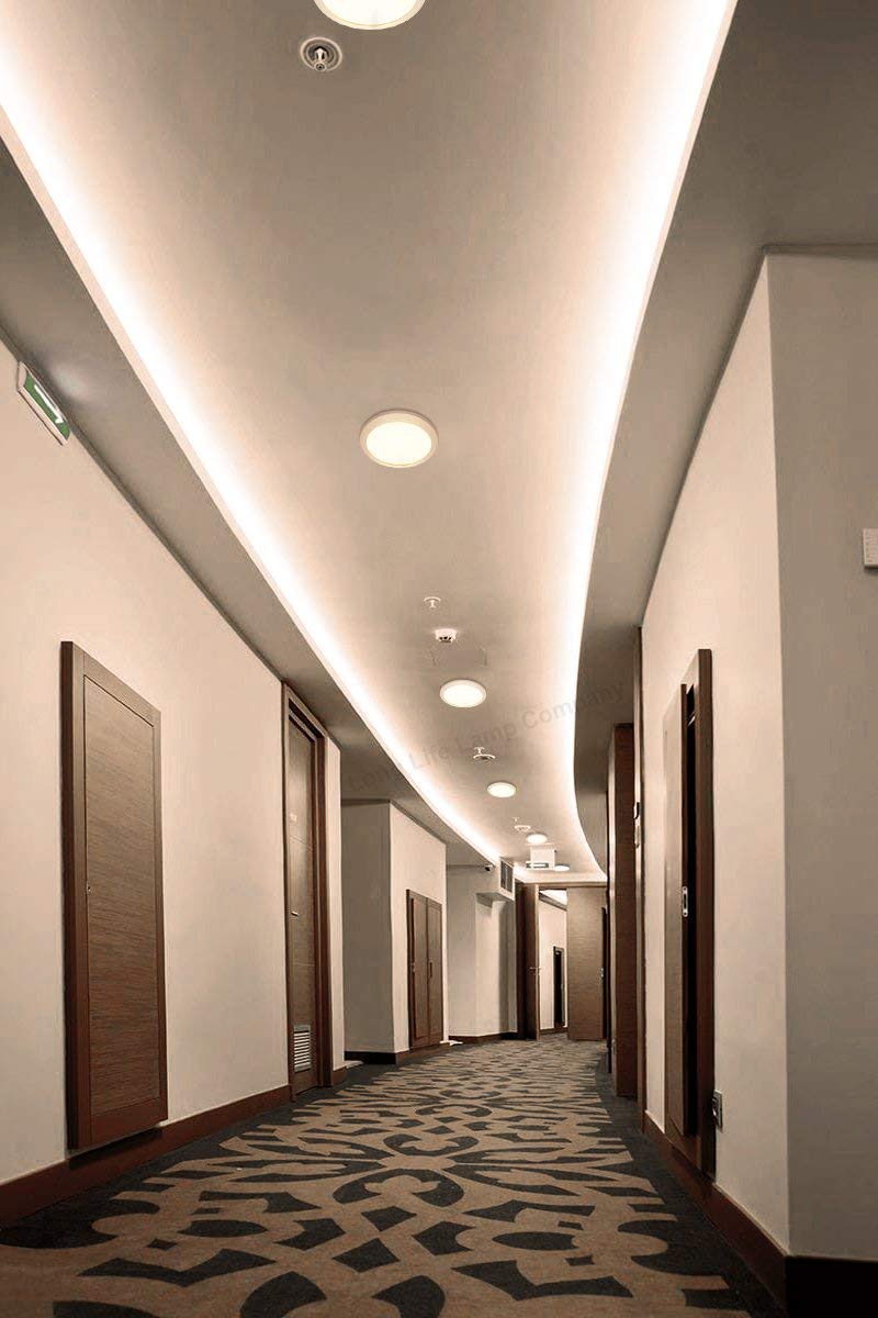 18w Round LED Recessed Ceiling Panel Light White 4000K - Free delivery on all orders