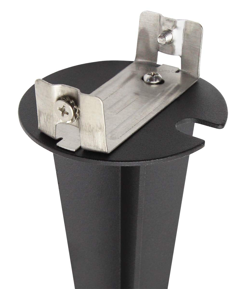 3w Black LED Bollard Post Ground Spike Light Cool White