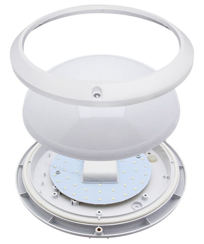 10w Round LED Wall Light Bulkhead Flush Mount IP54