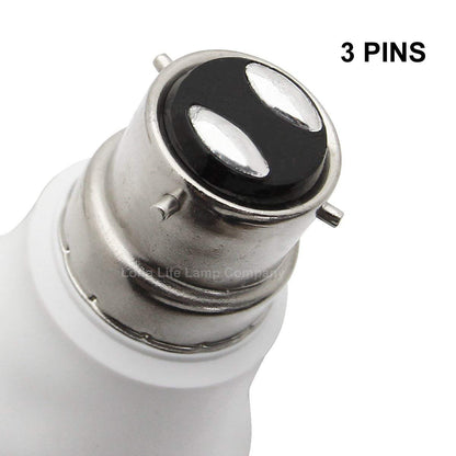 15w 3 Pin Light Bulb LED Cool White 6500k BC3