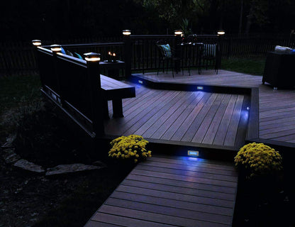 Mini 1.5w LED Blue Outdoor Recessed Brick Light IP44