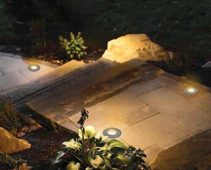 Outdoor Ground Walk Over Recessed Light Round IP67 Waterproof