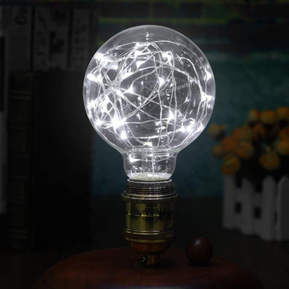 1w E27 LED Globe Decorative Light Bulb Cool White G95 - Free delivery on all orders