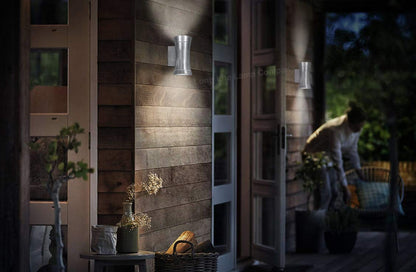 Stainless Steel Outdoor Double Wall Light