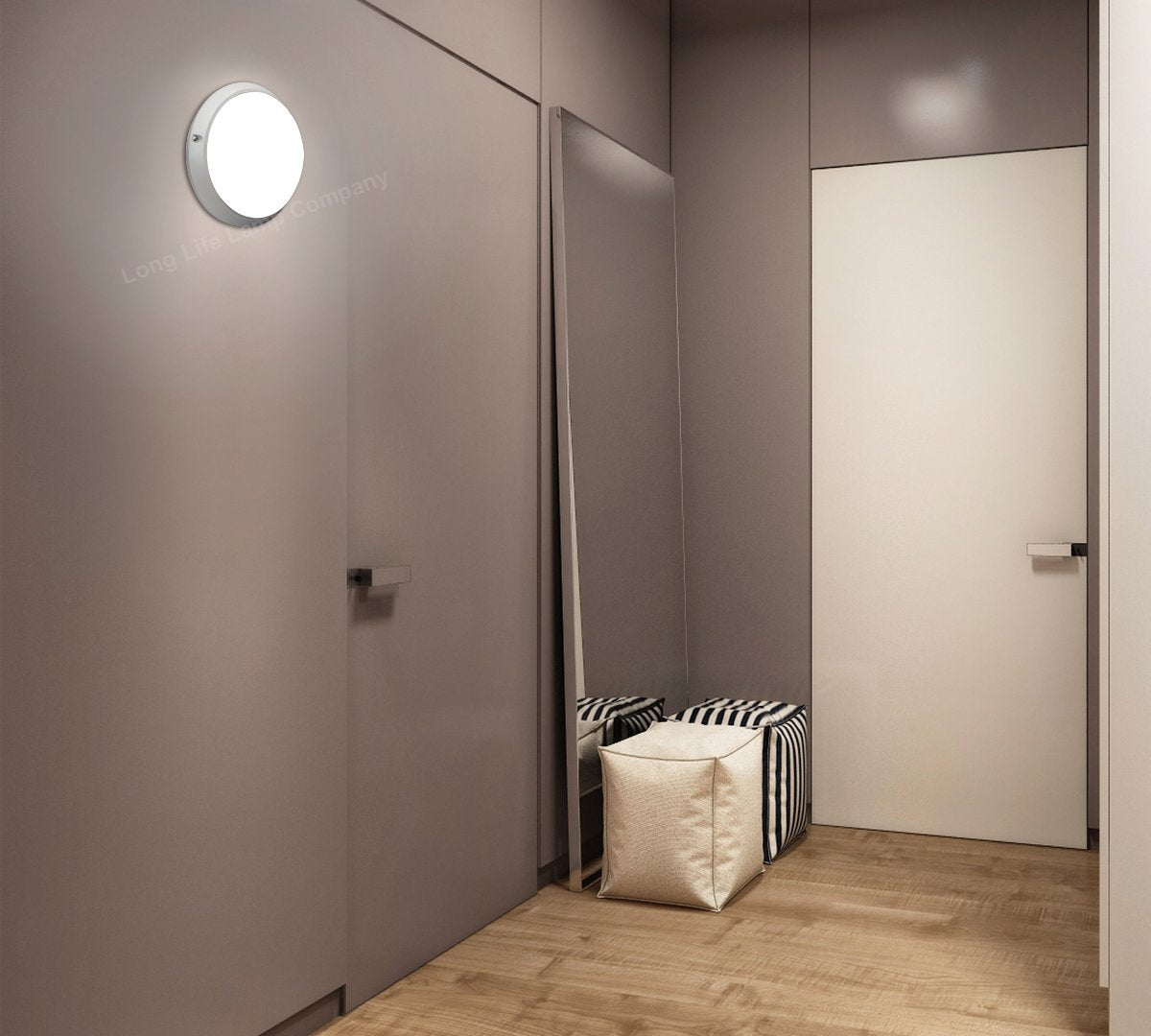 10w Round LED Wall Light Bulkhead Flush Mount IP54
