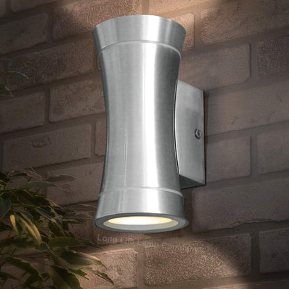 Stainless Steel Outdoor Double Wall Light
