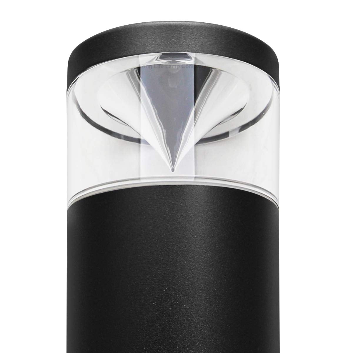 LED Black Bollard Outdoor Garden Light ZLC303K with 5w GU10 CW - Free delivery on all orders