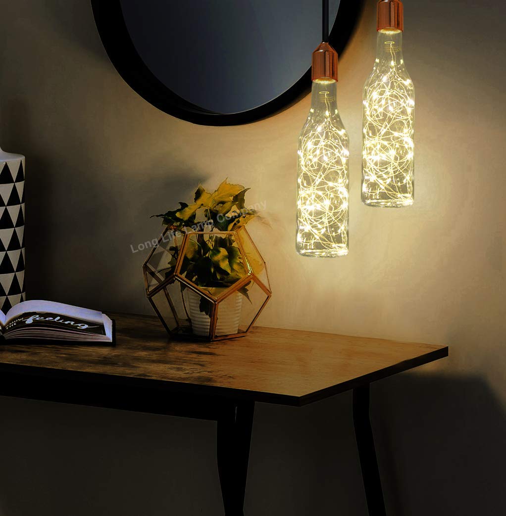 1W LED Bottle Bulb E27 Warm White Fairy Filament Decorative - Free delivery on all orders