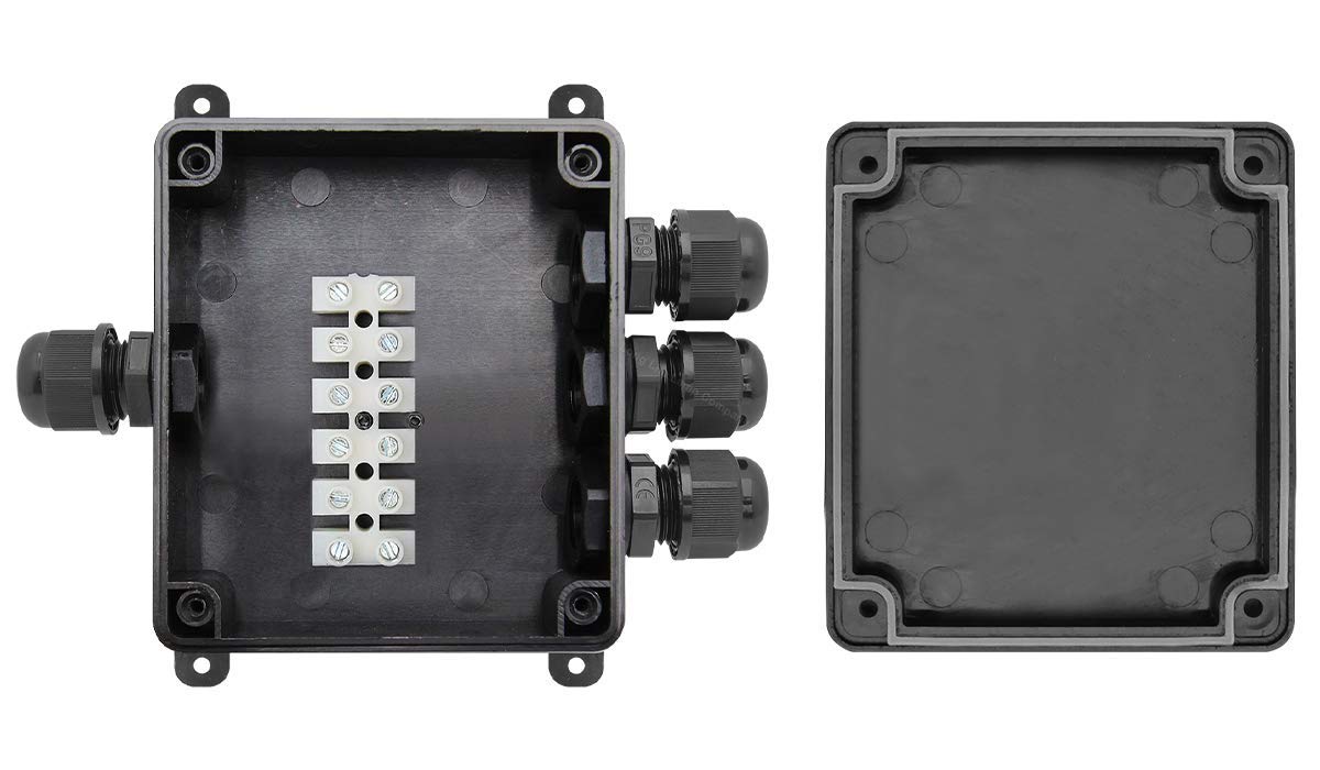 Waterproof Junction Box 4 Way Cable Connector IP68 Outdoor Wiring Can - Free delivery on all orders