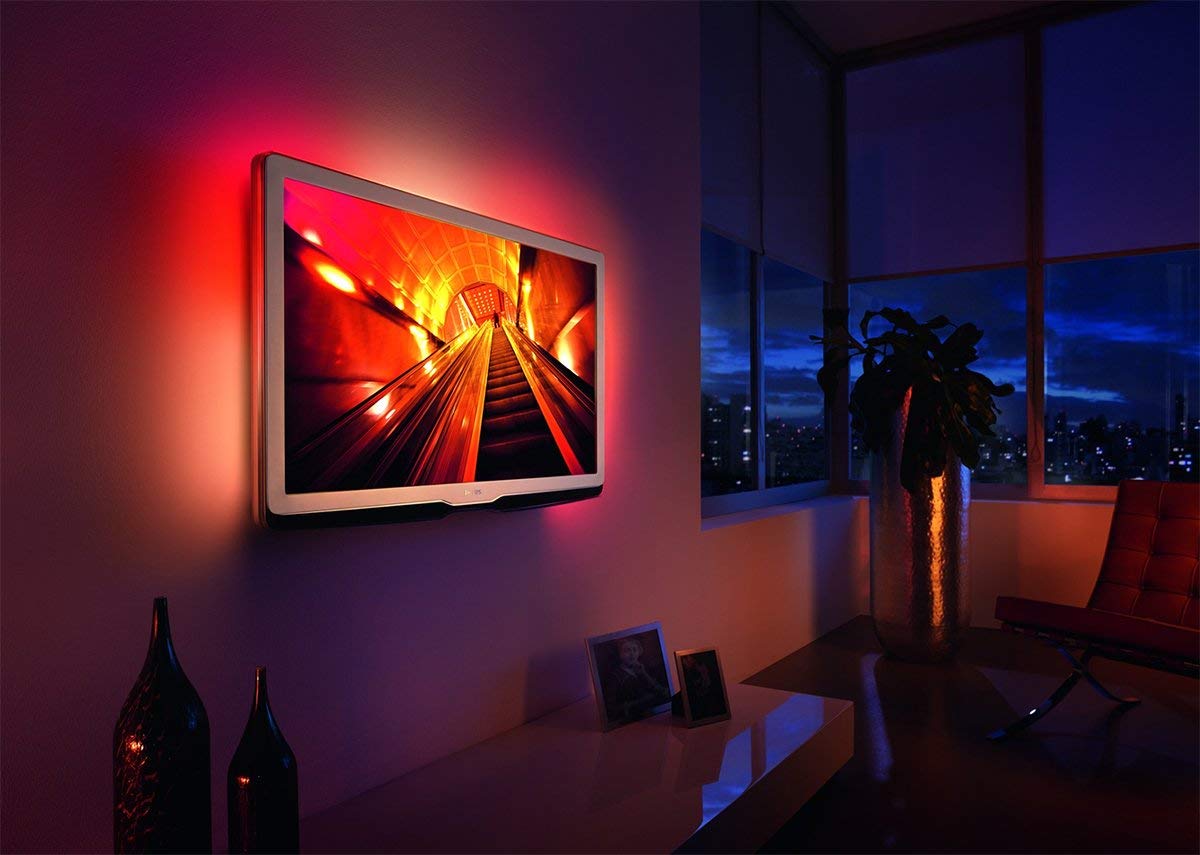 90cm RGB LED USB Strip Light Remote TV Monitor 5V 6.5W Mood - Free delivery on all orders