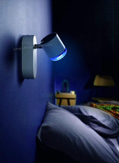 8w LED R80 Reflector Light Bulb E27 Blue Replacement For Halogen Spots