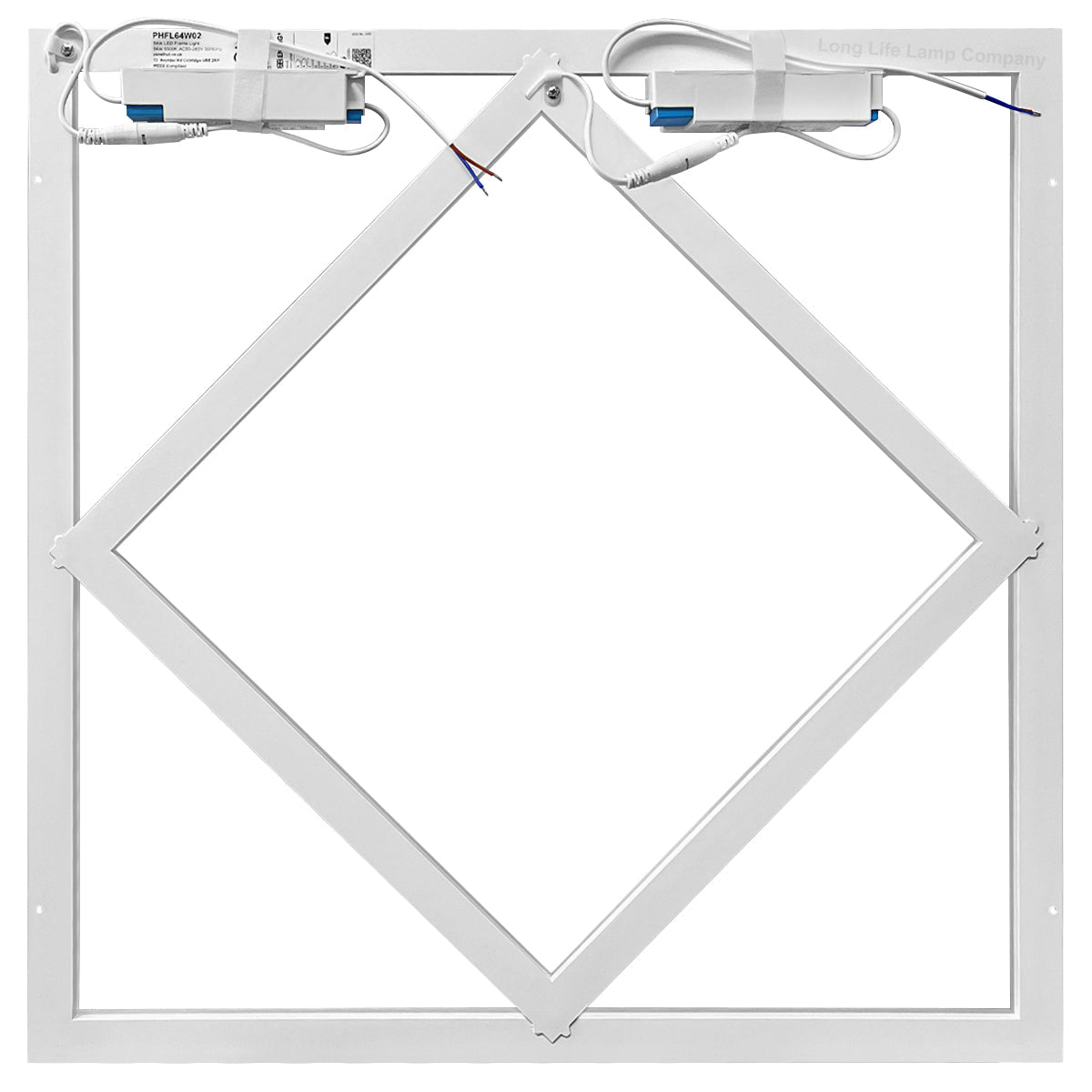 64w Border Line LED Diamond Panel 600 X 600 Recessed Ceiling Light 6500K - Energy Light Bulbs - Free delivery on all orders
