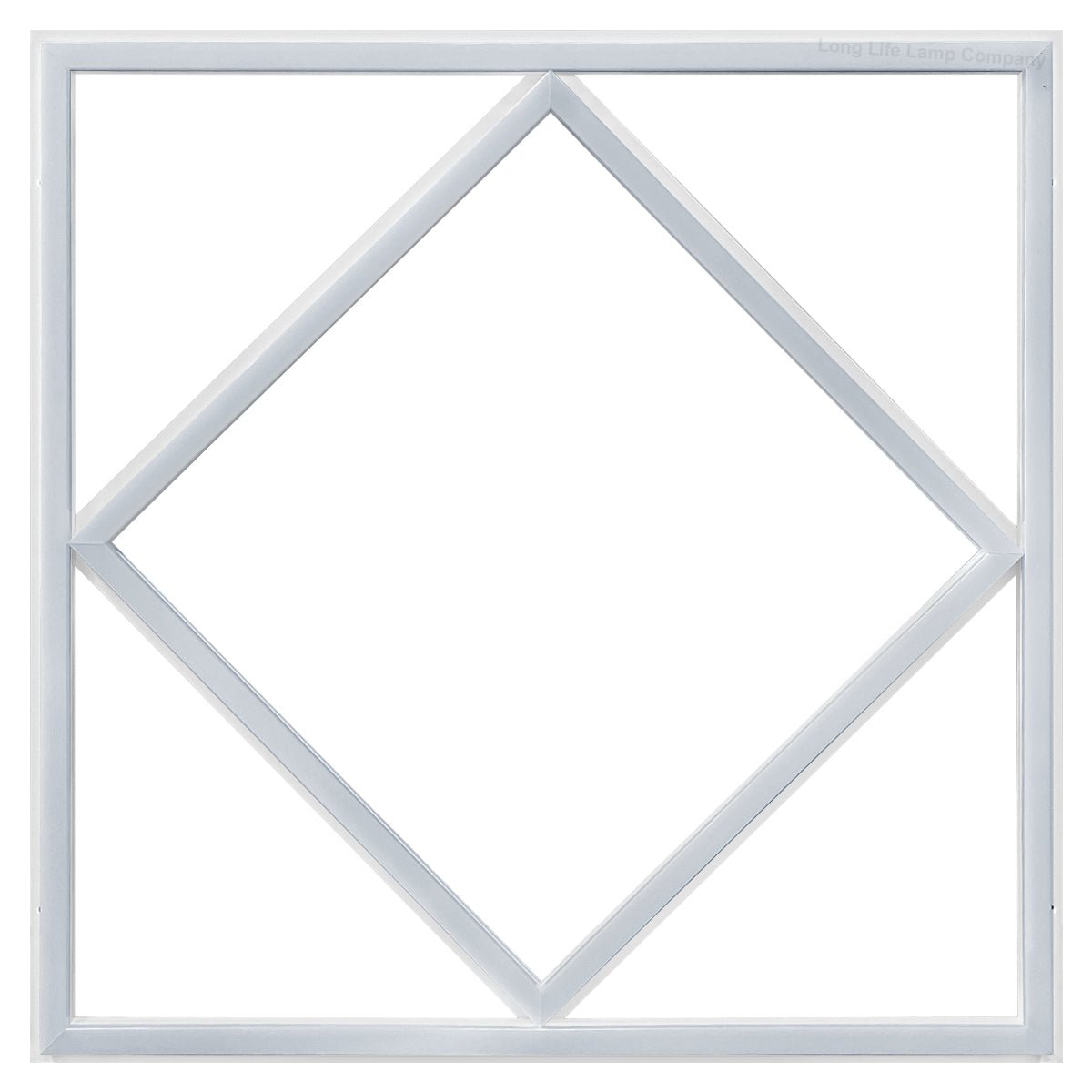 64w Border Line LED Diamond Panel 600 X 600 Recessed Ceiling Light 6500K - Energy Light Bulbs - Free delivery on all orders