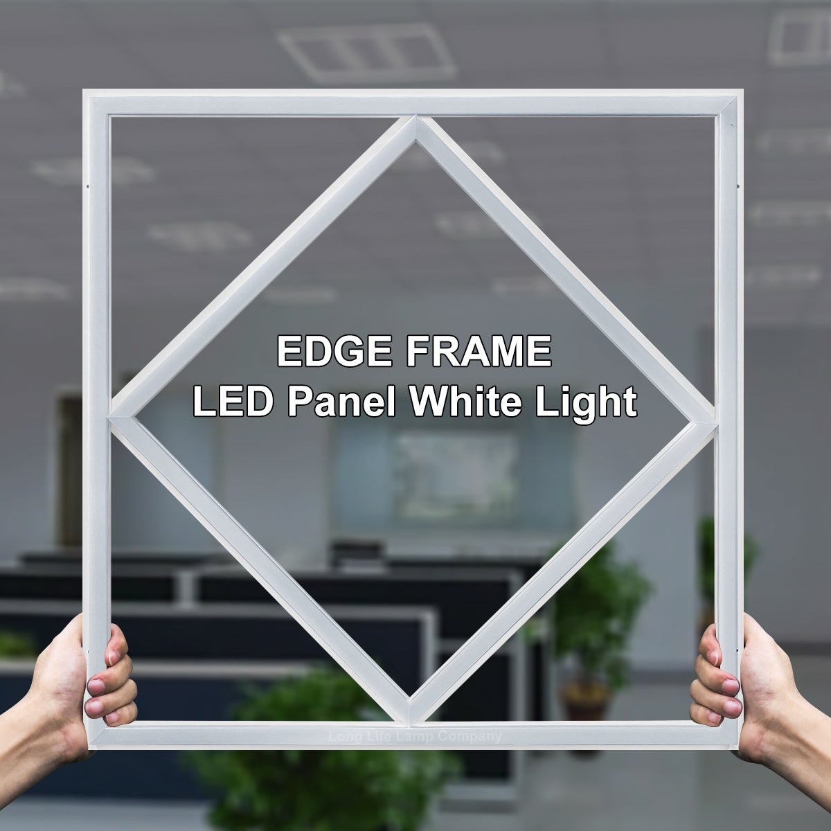 64w Border Line LED Diamond Panel 600 X 600 Recessed Ceiling Light 6500K - Energy Light Bulbs - Free delivery on all orders