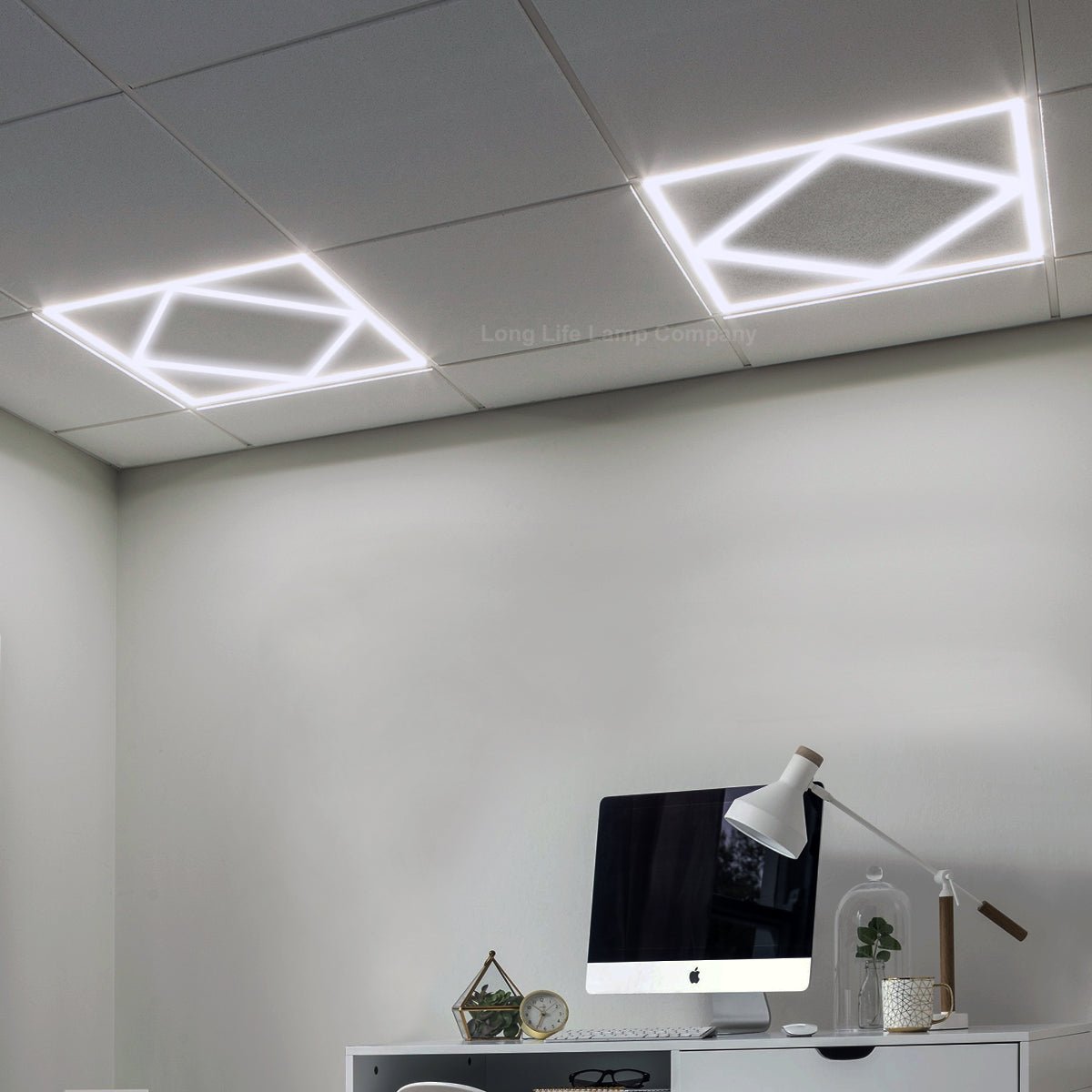 64w Border Line LED Diamond Panel 600 X 600 Recessed Ceiling Light 6500K - Energy Light Bulbs - Free delivery on all orders