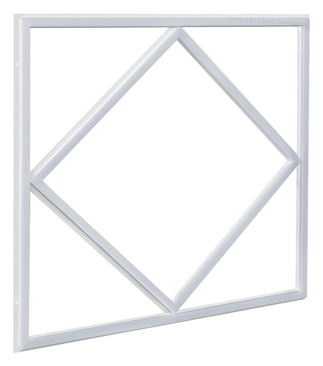64w Border Line LED Diamond Panel 600 X 600 Recessed Ceiling Light 6500K - Energy Light Bulbs - Free delivery on all orders