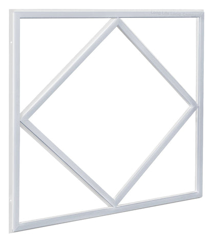 64w Border Line LED Diamond Panel 600 X 600 Recessed Ceiling Light 6500K - Energy Light Bulbs - Free delivery on all orders