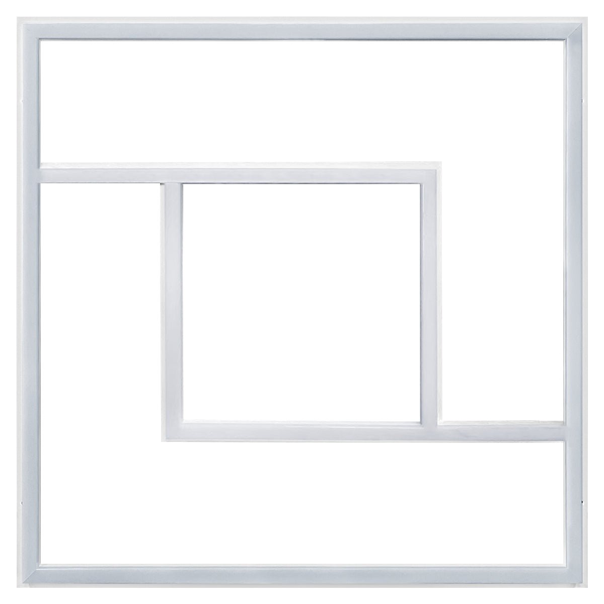 64W Double Square Border Line LED Frame Panel 600 X 600 Recessed Ceiling Light 6500K - Energy Light Bulbs - Free delivery on all orders