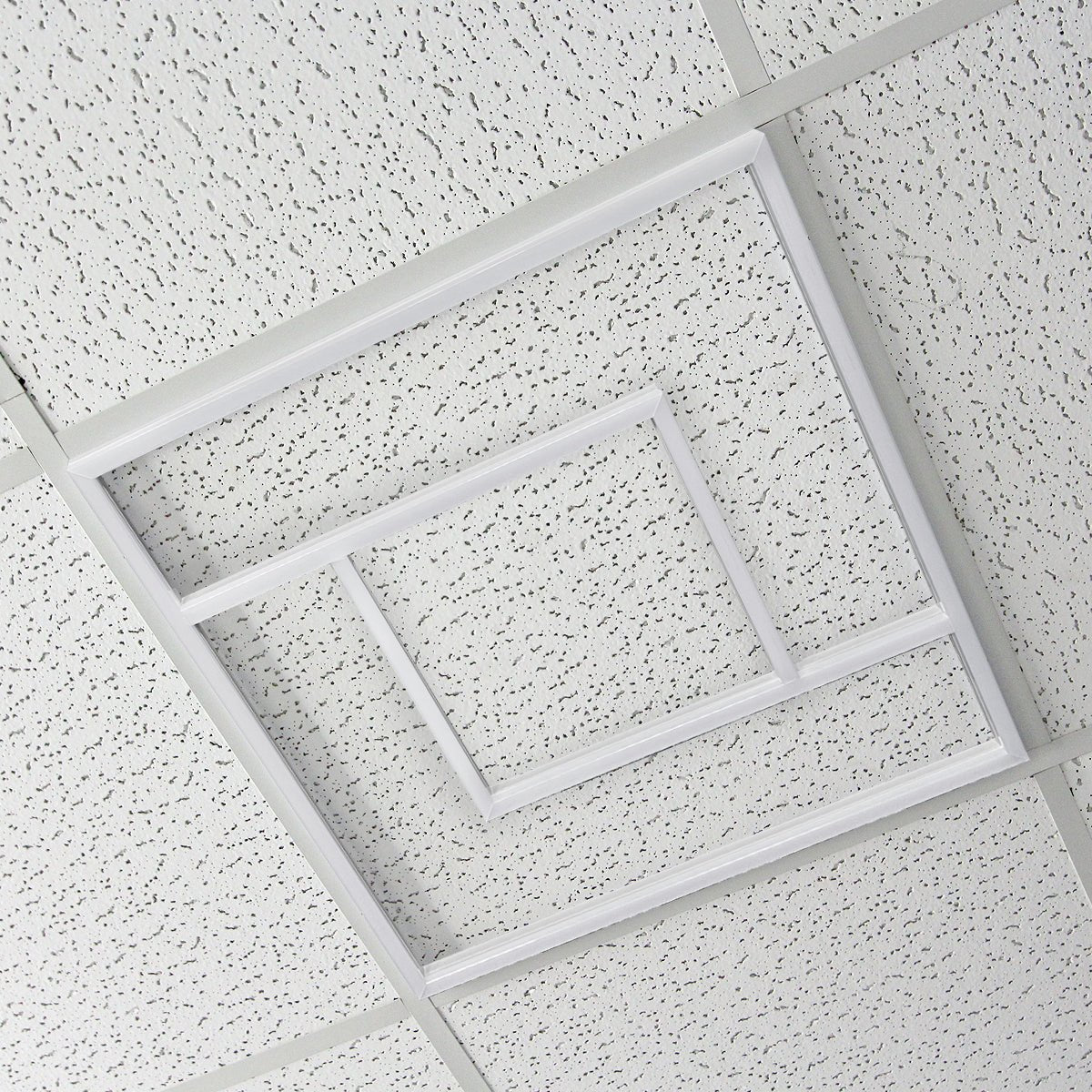 64W Double Square Border Line LED Frame Panel 600 X 600 Recessed Ceiling Light 6500K - Energy Light Bulbs - Free delivery on all orders